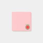 Wassermelone Post-it Klebezettel (Vorderseite)