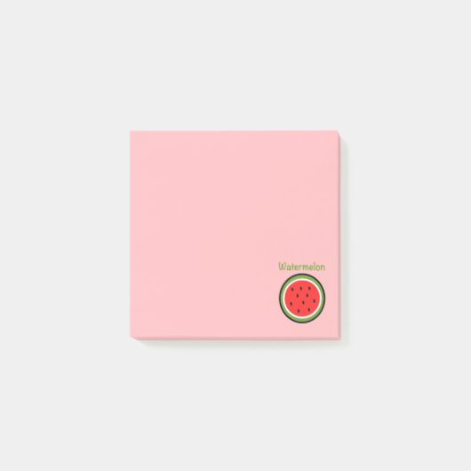 Wassermelone Post-it Klebezettel (Vorderseite)