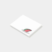 Wassermelone Post-it Klebezettel (angewinkelt)
