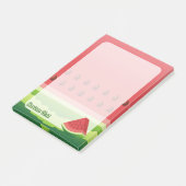 Wassermelone Post-it Klebezettel (angewinkelt)