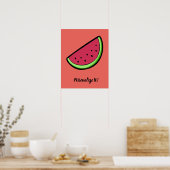 Wassermelone Poster (Küche)