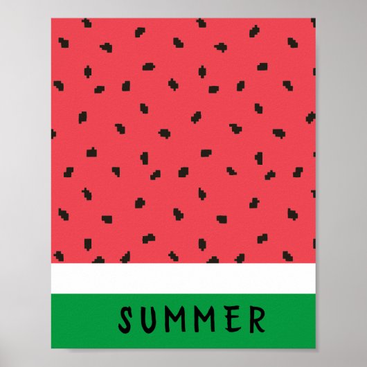 Wassermelone Poster (Vorne)