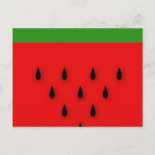 Wassermelone! Postkarte (Vorderseite)