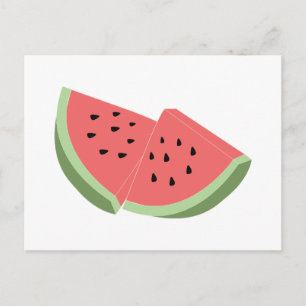 Wassermelone Postkarte