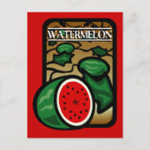 Wassermelone Postkarte (Vorderseite)