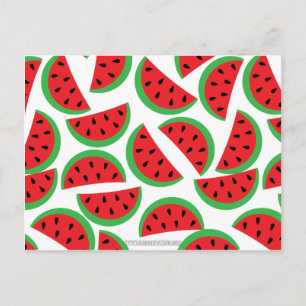 Wassermelone Postkarte