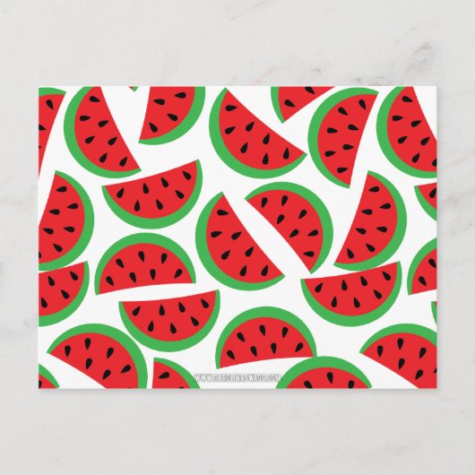 Wassermelone Postkarte (Vorderseite)