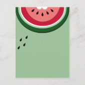 Wassermelone Postkarte (Vorderseite)