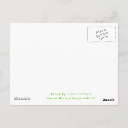 Wassermelone Postkarte (Rückseite)