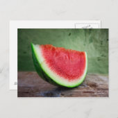Wassermelone Postkarte (Vorne/Hinten)