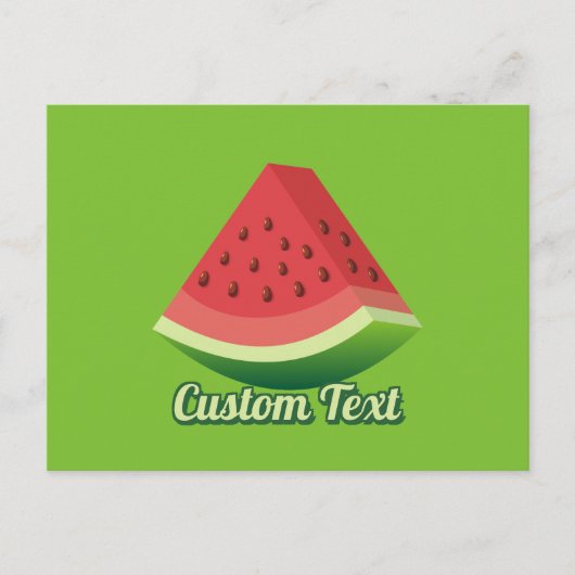 Wassermelone Postkarte (Vorderseite)