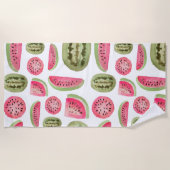 Wassermelone Print Beach Handtuch (Vorderseite)