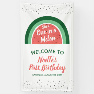 Wassermelone Regenbogen, Sie ist eins in einem Mel Banner