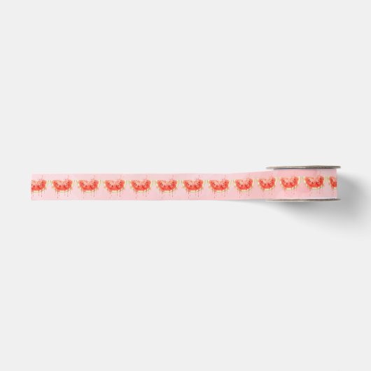 Wassermelone Ripsband (Vorderseite)