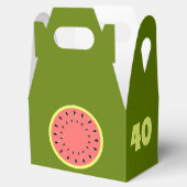 Wassermelone Rosa Alter 40 Geschenkschachtel (Geöffnet)
