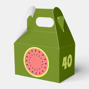 Wassermelone Rosa Alter 40 Geschenkschachtel