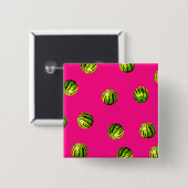 Wassermelone rosa button (Vorne & Hinten)