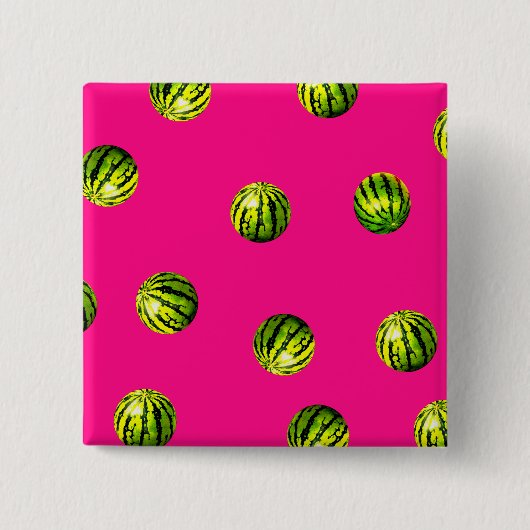 Wassermelone rosa button (Vorderseite)