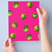 Wassermelone rosa flyer (Hand)