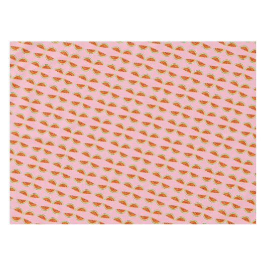 Wassermelone Rosa Grüne GRILLEN Samen Sommer 4Läde Tischdecke (Vorderseite (Horizontal))