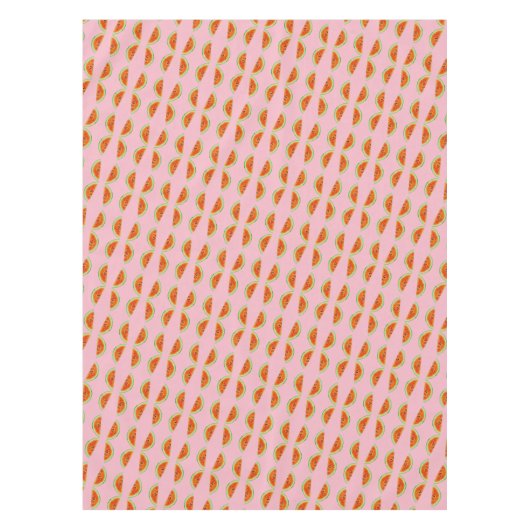 Wassermelone Rosa Grüne GRILLEN Samen Sommer 4Läde Tischdecke (Vorderseite)