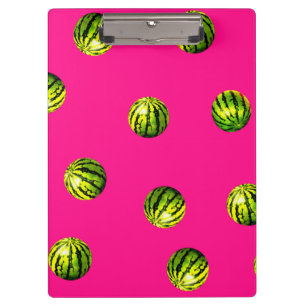 Wassermelone rosa klemmbrett