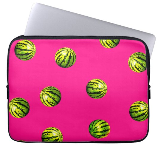 Wassermelone rosa laptopschutzhülle (Vorderseite)