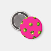 Wassermelone rosa magnet (Vorderseite/Rückseite)