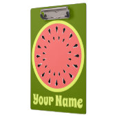Wassermelone Rosa Name Klemmbrett (Links)