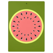 Wassermelone Rosa Name Klemmbrett (Rückseite)