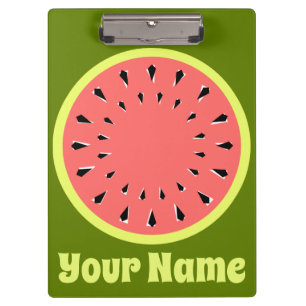 Wassermelone Rosa Name Klemmbrett