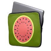 Wassermelone Rosa Notebook-Ärmel Laptopschutzhülle (Vorderseite Links)