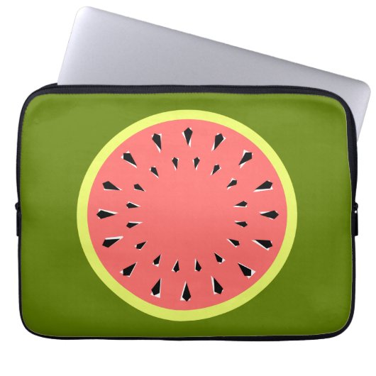 Wassermelone Rosa Notebook-Ärmel Laptopschutzhülle (Vorderseite)