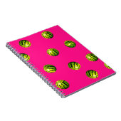 Wassermelone rosa notizblock (Rechte Seite)