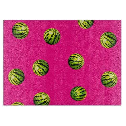 Wassermelone rosa schneidebrett (Vorderseite)