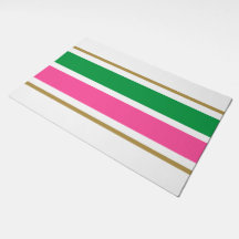 Wassermelone Rosa Streifen auf Weiß