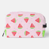 Wassermelone Rosa Toilettenbeutel Waschbeutel (Rückseite)