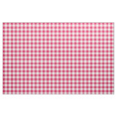 Wassermelone-rosa und weißes Gingham-Muster-Gewebe Stoff (Yard (91,4 cm))