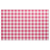 Wassermelone-rosa und weißes Gingham-Muster-Gewebe Stoff (Fat Quarter (45,7 x 55,9 cm))