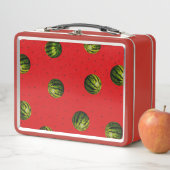 Wassermelone Rot mit Samen Metall Lunch Box (Beispiel)