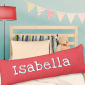 Wassermelone Rot Personalisiert Einfach Trendy Mod Seitenschläferkissen