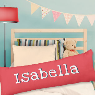 Wassermelone Rot Personalisiert Einfach Trendy Mod Seitenschläferkissen