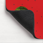 Wassermelone Rot und Samen Mousepad (Ecke)