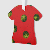 Wassermelone Rot und Samen Ornament (Vorderseite)