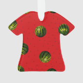 Wassermelone Rot und Samen Ornament (Rückseite)