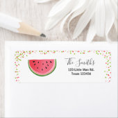 Wassermelone Rücksendeadresse Label Melon Party Fr (Insitu)