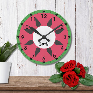 Wassermelone Runde Wanduhr