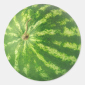 Wassermelone Runder Aufkleber (Vorderseite)