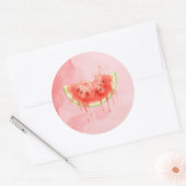 Wassermelone Runder Aufkleber (Umschlag)