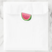 Wassermelone Runder Aufkleber (Tasche)